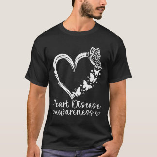 In February We Wear Red Heart Disease Awareness  T-Shirt