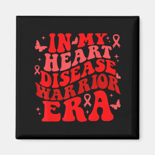 In February We Wear Red Heart Disease Awareness Wa Magnet