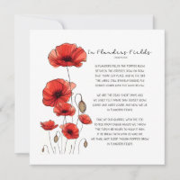 In Flanders Fields Remembrance Day Poem