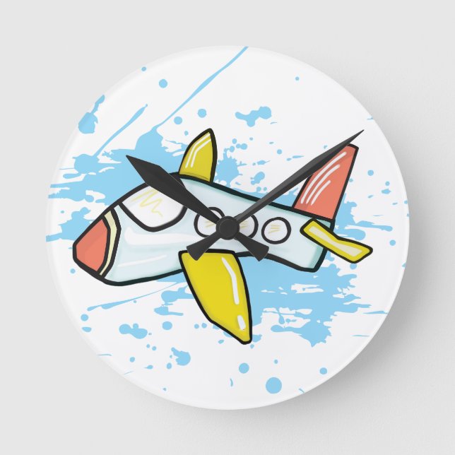 In Flight Round Clock (Front)