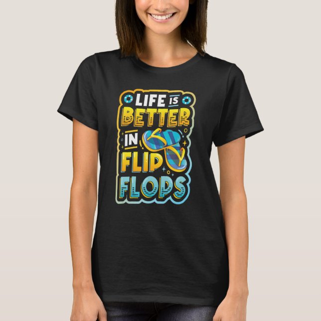 In Flip Flops T-Shirt (Front)