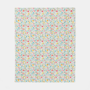 In Floral Art, Imperfection Is Perfection Fleece Blanket