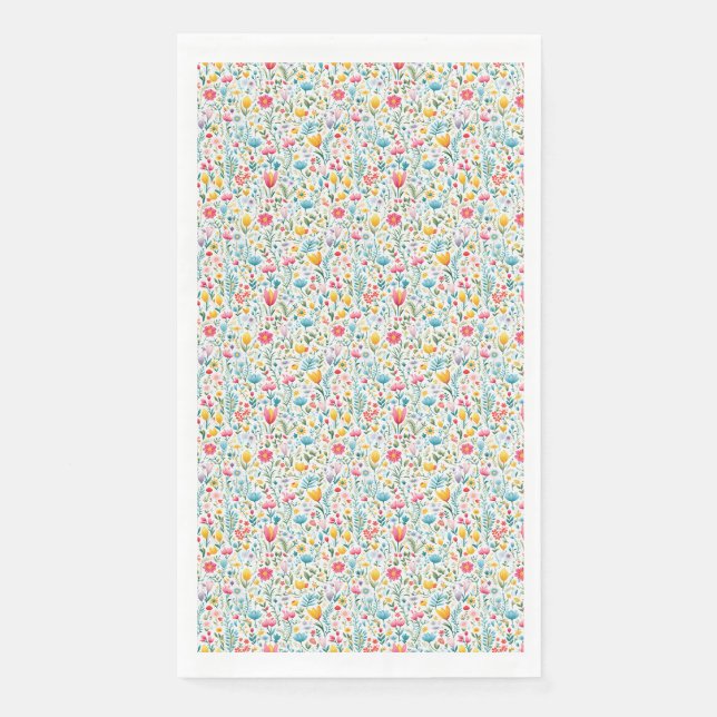 In Floral Art, Imperfection Is Perfection Napkin (Front)