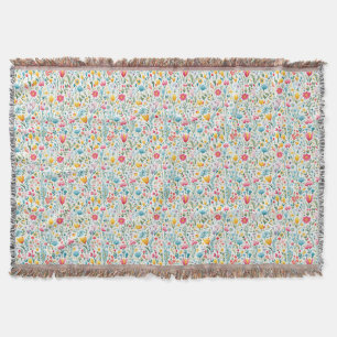 In Floral Art, Imperfection Is Perfection Throw Blanket