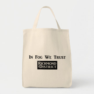 In Fog We Trust Grocery Tote