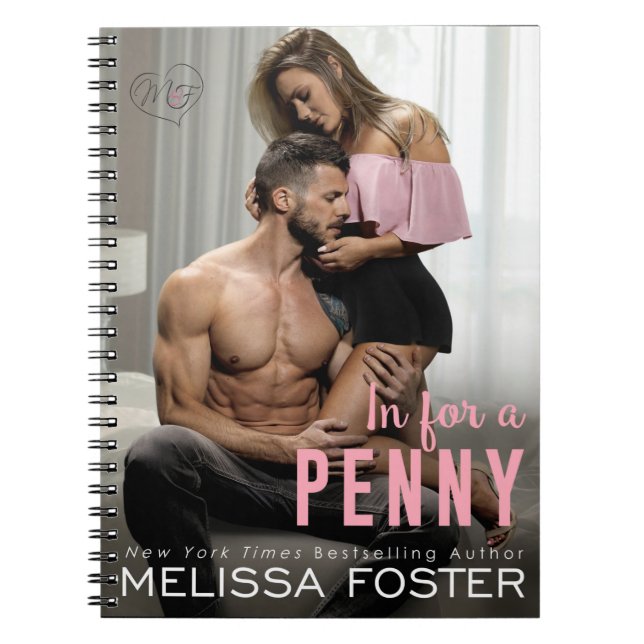 In for a Penny 6.5" x 8.75" spiral notebook (Front)