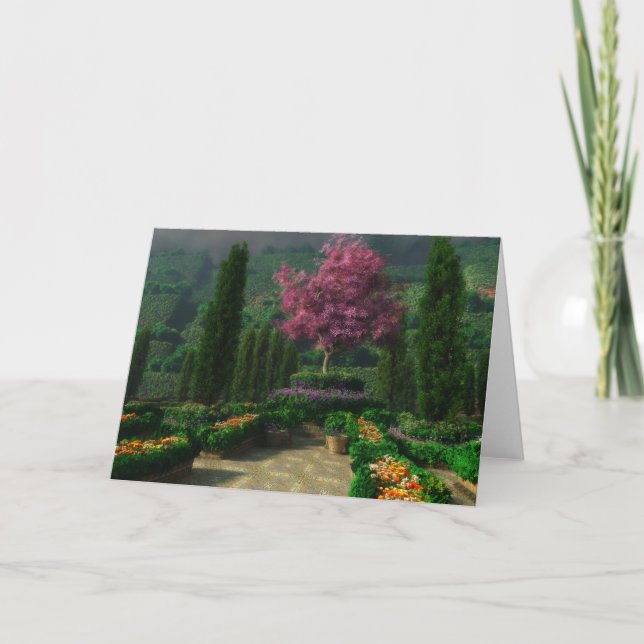 In Full Bloom Greeting Card (Front)
