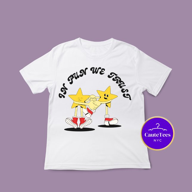 In Fun We Trust Retro Graphic  T-Shirt (Creator Uploaded)