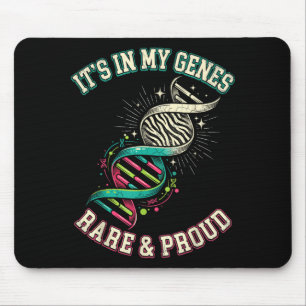 In genes rare and proud zebra dna warrior support mouse pad