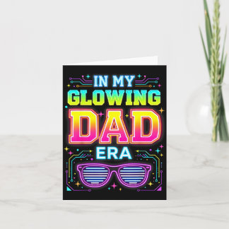 in Glowing Dad Era Retro Groovy Colourful Fathers Card