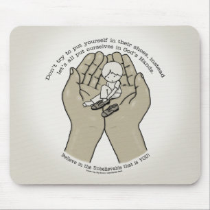 In God’s Hands Mouse Pad