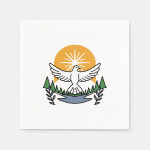 In God’s Spirit We Rise – Faith and Freedom Napkin