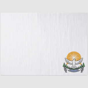 In God’s Spirit We Rise – Faith and Freedom Tissue Paper