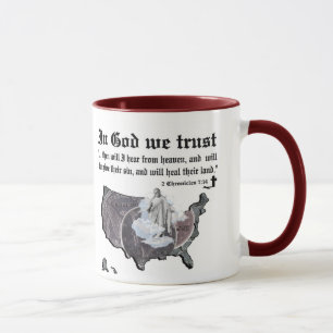 IN GOD WE TRUST - 2 Chronicles 7:14 Mug