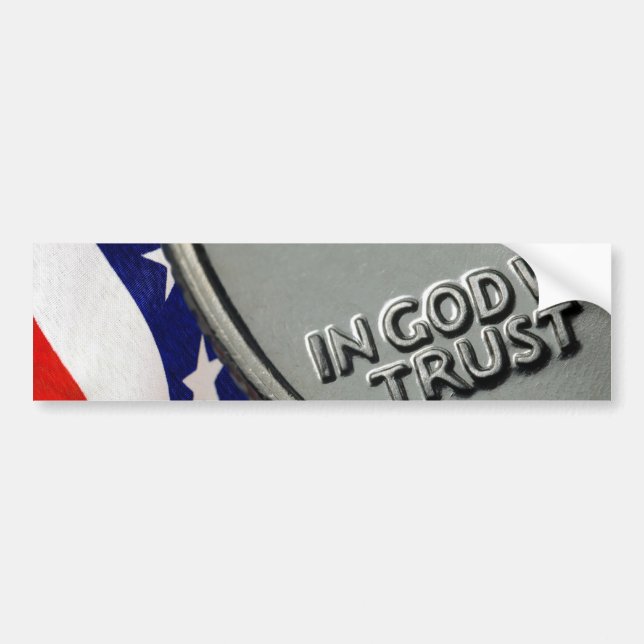 In God We Trust Bumper Sticker (Front)