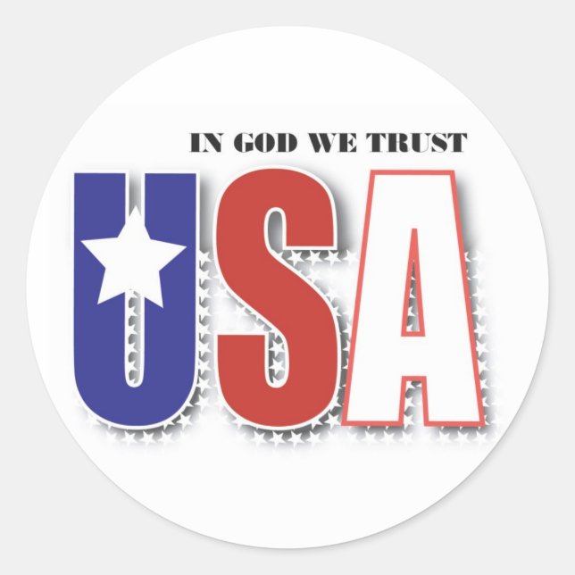 In God We Trust label (Front)