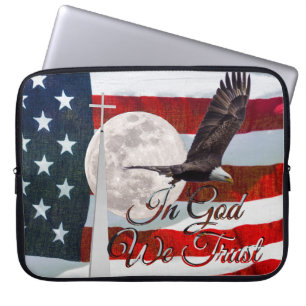 In God We Trust Laptop Sleeve