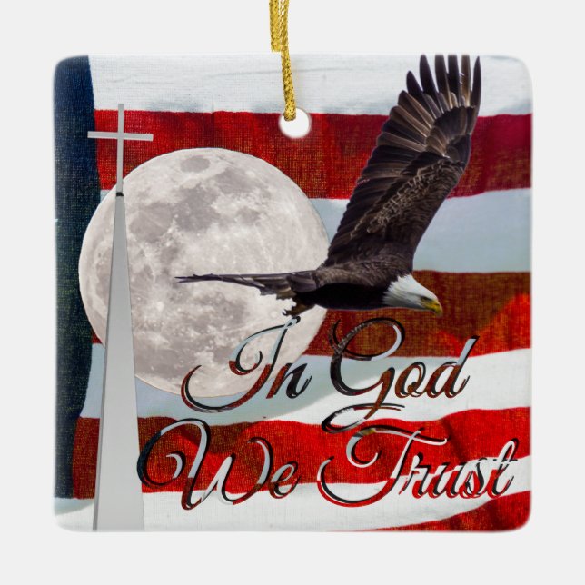 In God We Trust Ornament (Front)