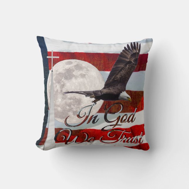 In God We Trust Pillow (Front)