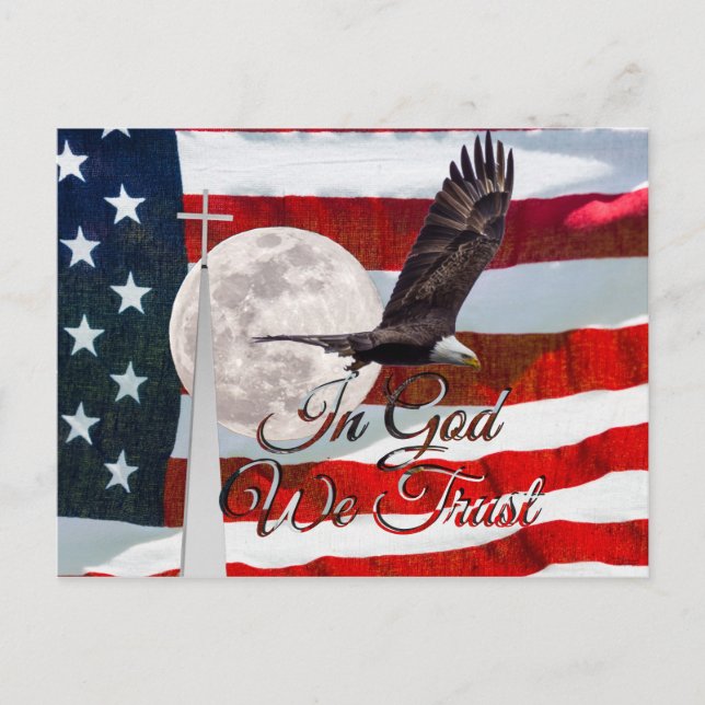 In God We Trust Post Card (Front)