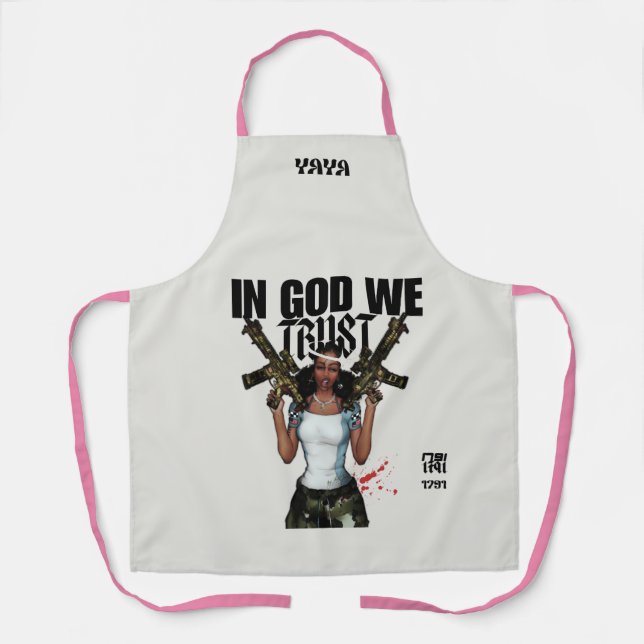 In God We Trust Rebel Apron (Front)