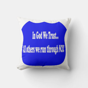 In God We Trust... Throw Pillow