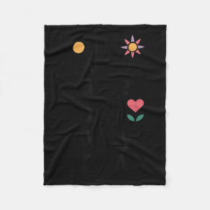 In Grandma’s Garden Love Grows Gardening Fleece Blanket