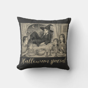 In Halloween welcome the witches! Cushion