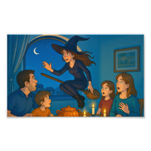 In Halloween welcome the witches! Photo Print