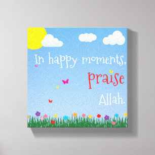 In Happy Moments Canvas Print