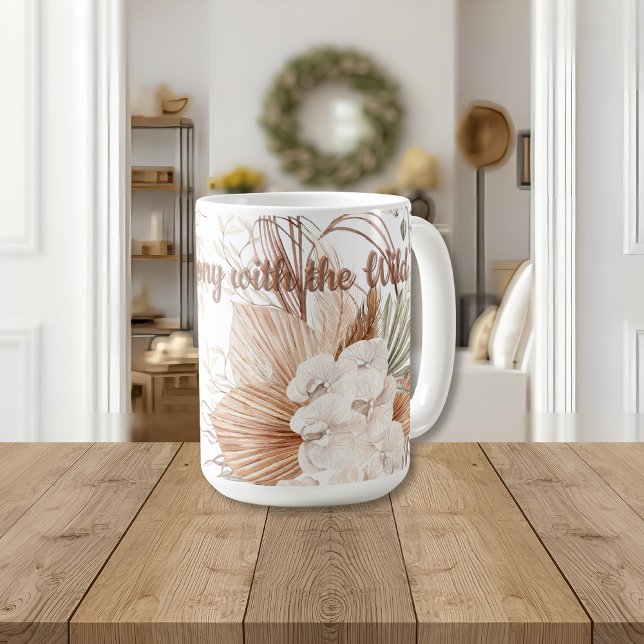 In Harmony with the Wild Mug | Boho Ceramic Cup (Creator Uploaded)