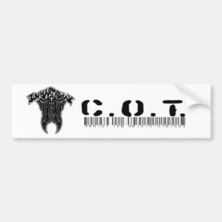 In Harm's Way C.O.T. Bumper sticker