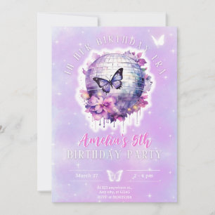 In her birthday era birthday invitation teen girl