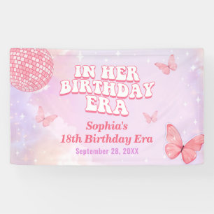 In Her Birthday Era Birthday Party Banner