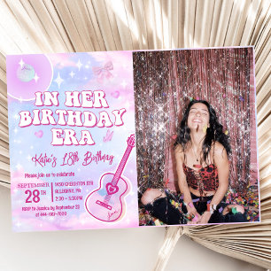 In Her Birthday Era Birthday Party Invitation