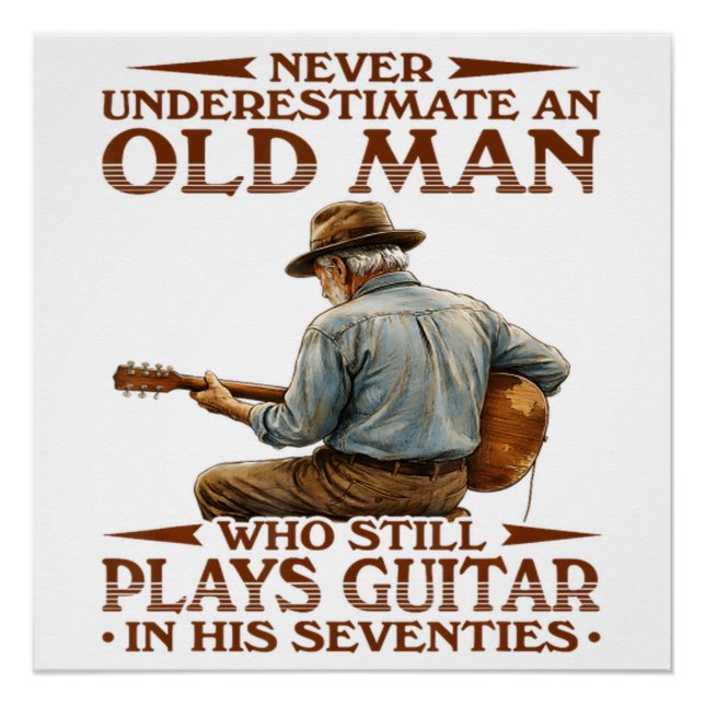 In His 70s Kids Poster (Front)