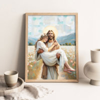 In His Arms, Christian art, Jesus Heals a Girl