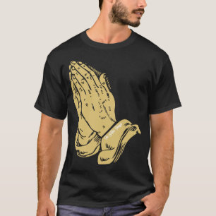 In His Image - Praying Hands Uni T-Shirt