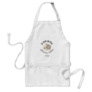 In Hooks We Trust Crochet Mum Custom Standard Apron