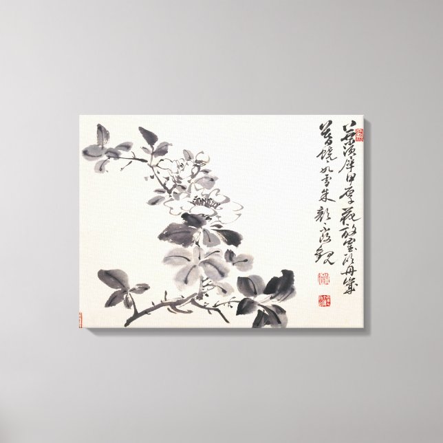 In Imitation of Xu Wei's Flowers No.5 Canvas Print (Front)
