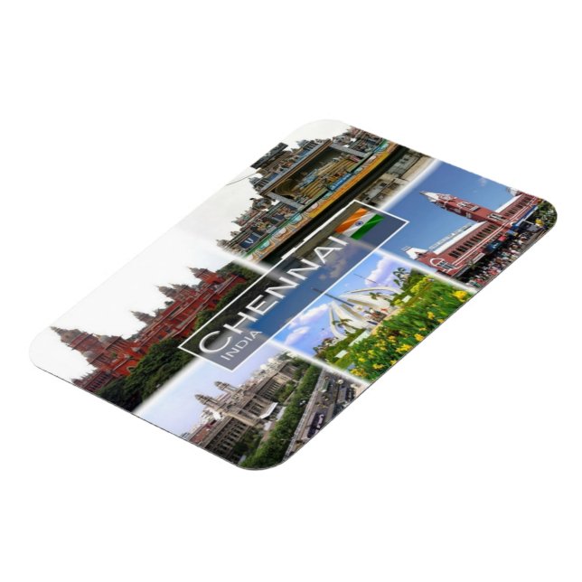 IN India - Chennai Madras - Magnet (Left Side)