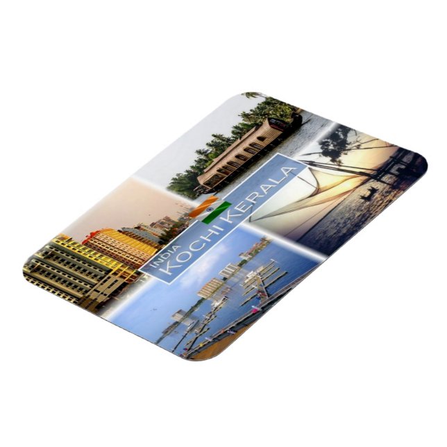 IN India -  Kochi Cochin Kerala - Houseboa - Magnet (Left Side)