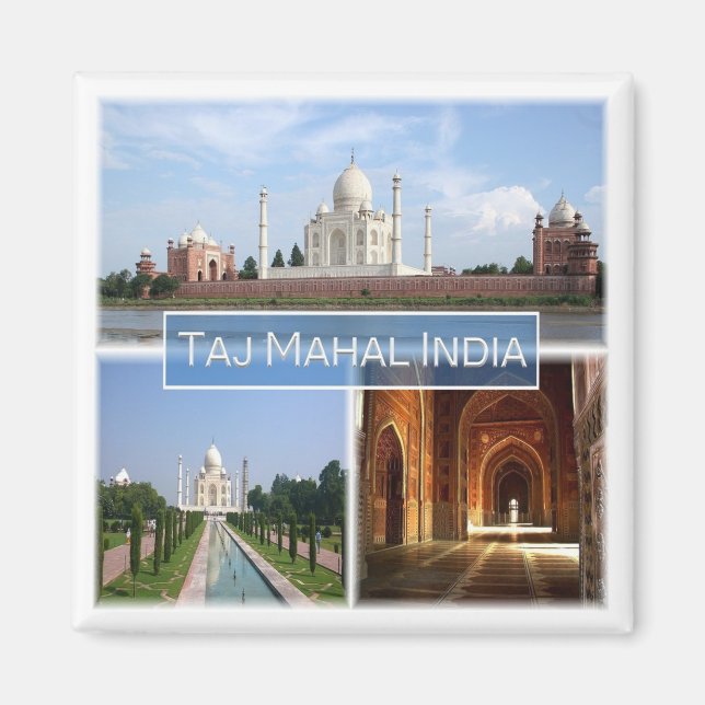 IN * India - The Taj Mahal Magnet (Front)