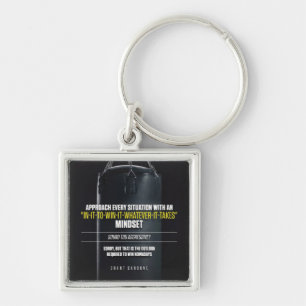 In It To Win It Mindset - Workout Motivational Key Ring