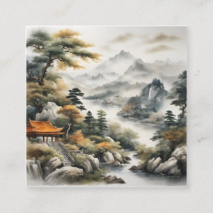 In Japanese aesthetics also Harmony or Ba Square Business Card