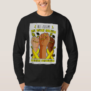 In June We Wear Golden For Albinism Awareness Mont T-Shirt