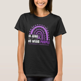 In June We Wear Purple Alzheimer's, Alzheimers Awa T-Shirt
