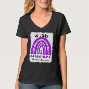 In June We Wear Purple Migraine Awareness Purple R T-Shirt