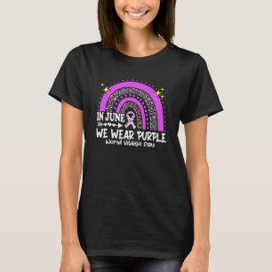 In June We Wear Purple World Vitiligo Awareness Da T-Shirt