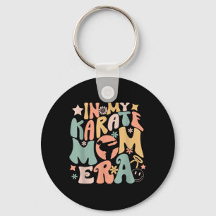 in Karate Mum Era Groovy Funny Martial Arts Sport Key Ring
